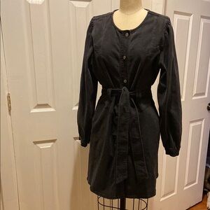 HABITUAL Black Button-Down jeans Dress